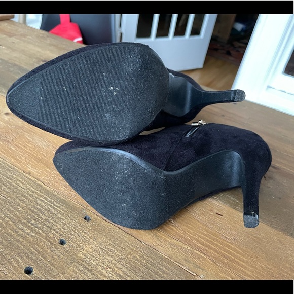 Black ankle boot heels - Picture 8 of 10